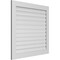 Ekena Millwork Vertical Surface Mount PVC Gable Vent: Functional, w/ 3-1/2"W x 1"P Standard Frame, 40"W x 38"H GVPVE40X3801SF - alternate 2